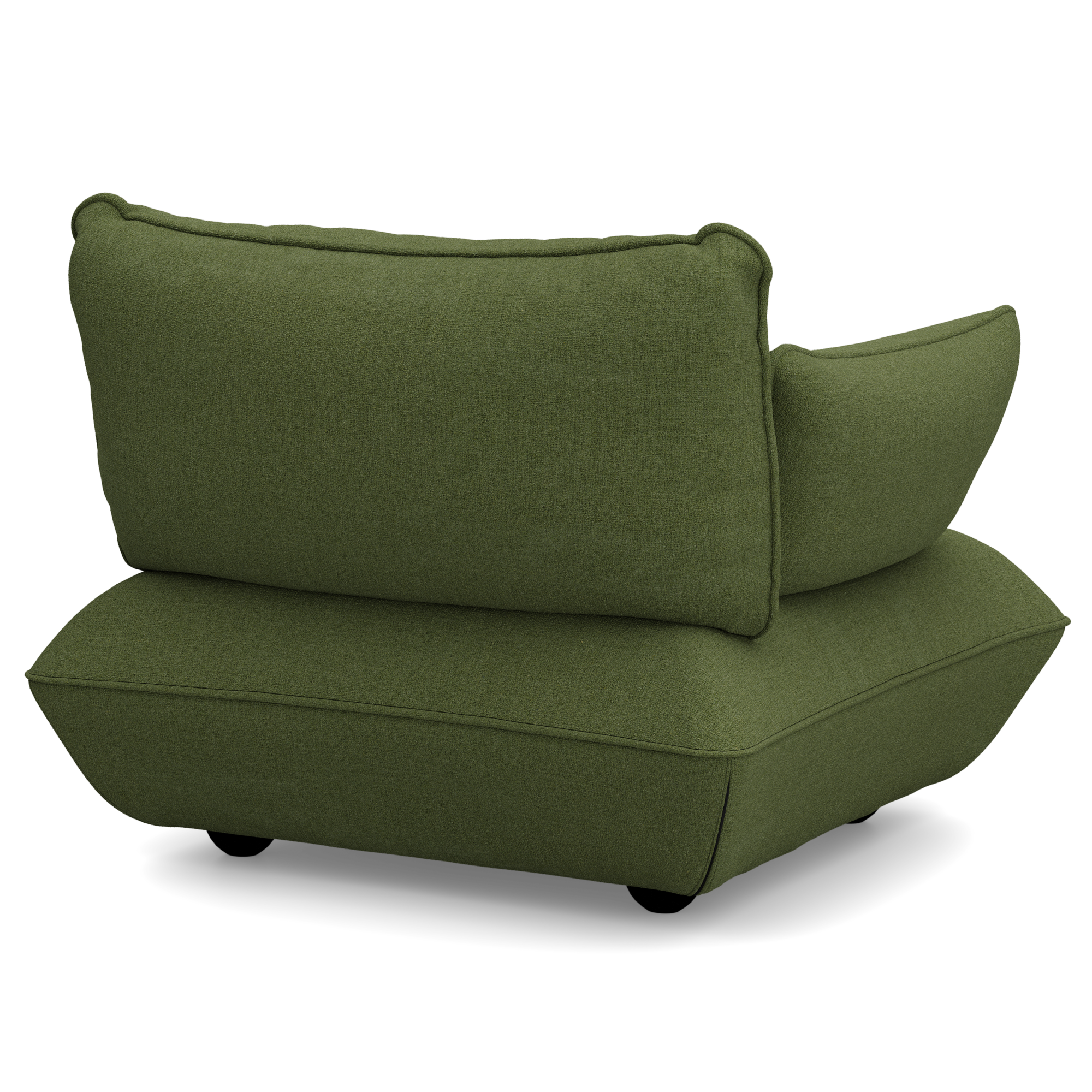 Fauteuil Sumo loveseat boucle recycled leaf green