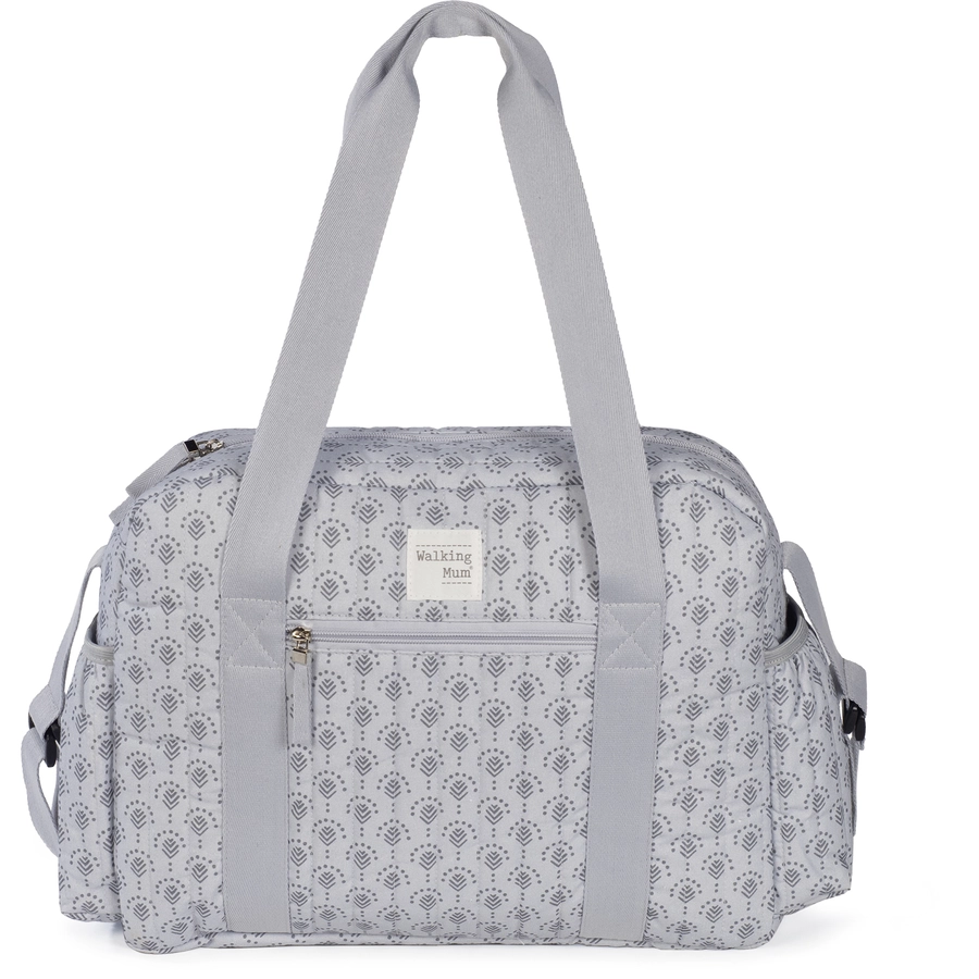 Walking Mum Wickeltasche Indian Ash grau