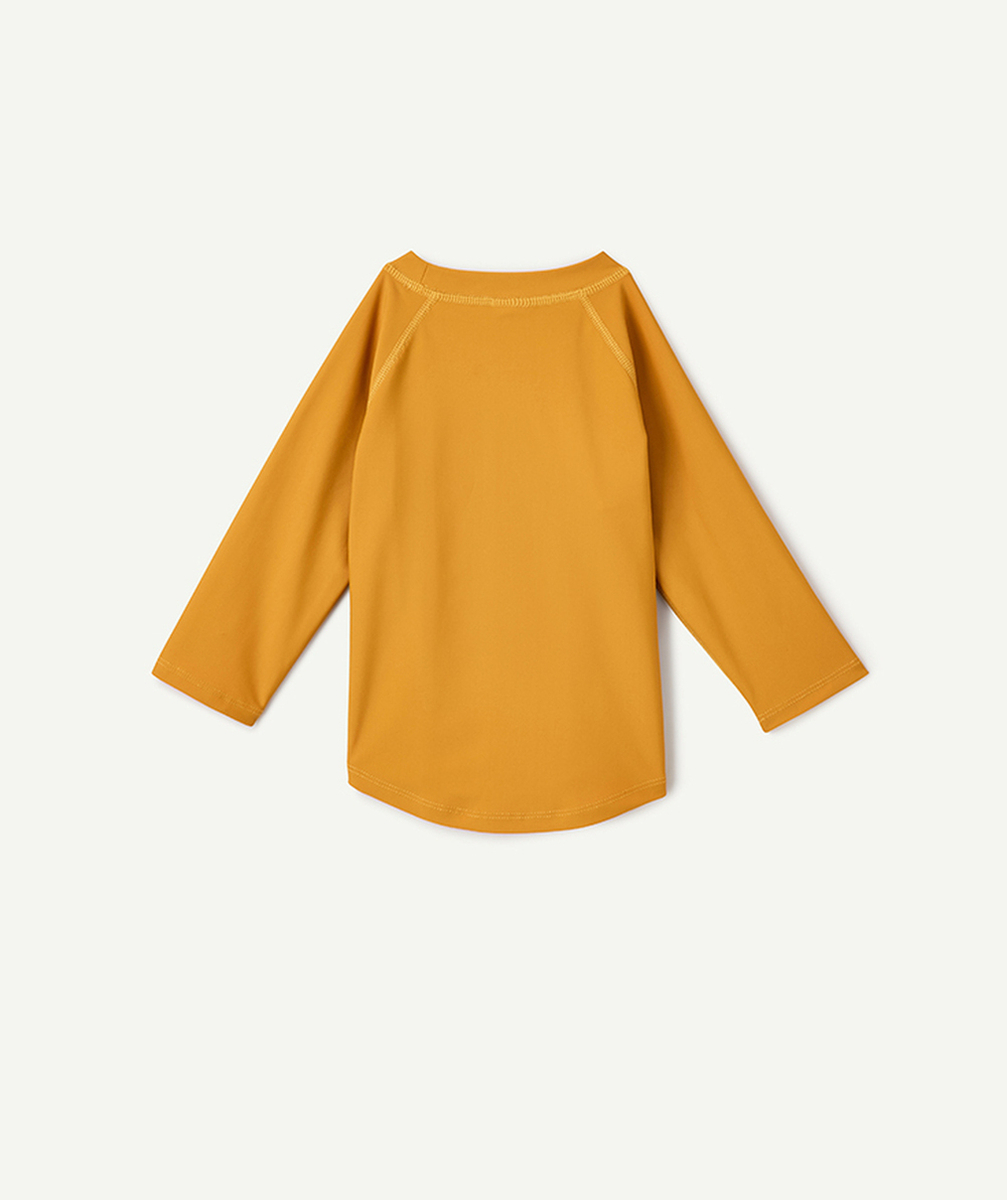 LASSIGT-SHIRT MANCHES LONGUES BÉBÉ GARÇON ANTI-UV ORANGE MOTIF ARC-EN-CIEL