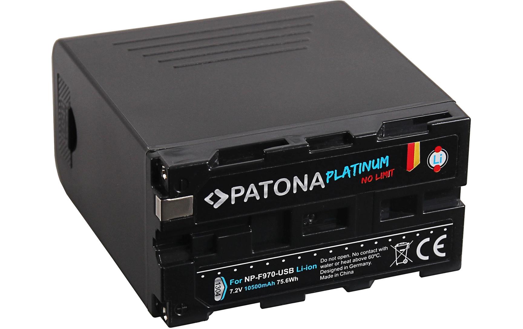 Digitalkamera-Akku für Sony NP-F970 und CCD SerieBatteriesatz für Sony