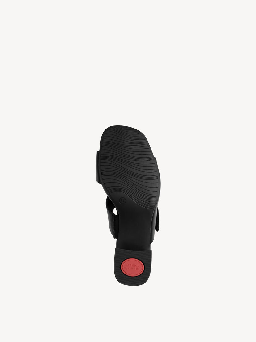 Leren Slipper - zwart