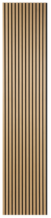 Akustikpanel Quanti light oak 18 x 520 x 2440 mm - Køb i butik