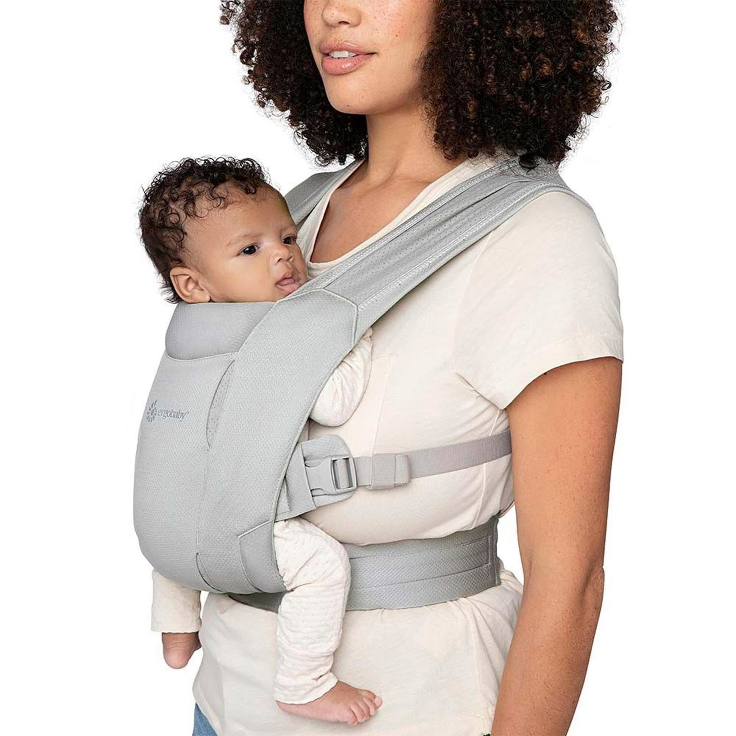 Ergobaby® Babytrage Embrace, 2 Tragepositionen Soft Grey