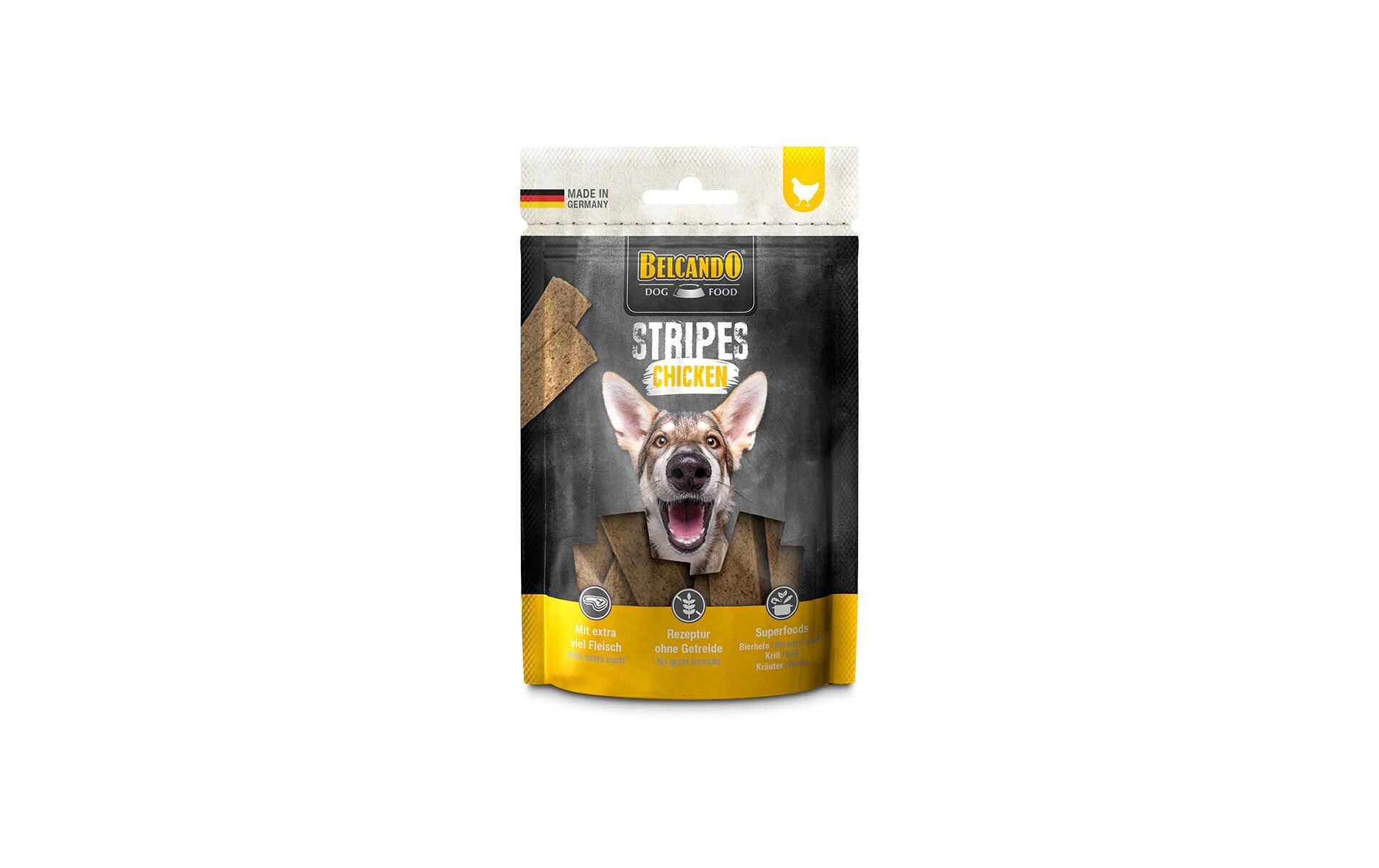 Leckerli Stripes Huhn, 70 gSnack für Hunde