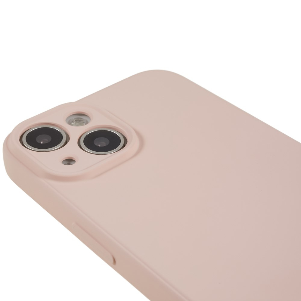 iPhone 14 Gummi Case Hülle mit Kameraschutz - Rosa (Matt)