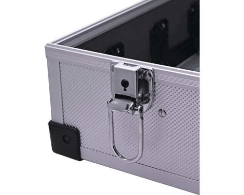 Aluminium koffer, gereedschapskoffer, aluminium frame, 44x36x14,5 cm