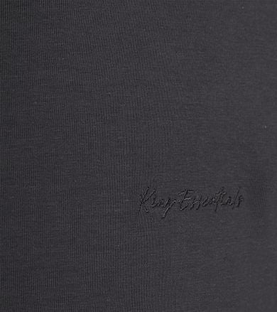 King Essentials The Shawn T-Shirt Antraciet KM111010002-C021T kopen