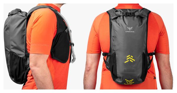 Sac d'Hydratation Apidura Backcountry Hydration Backpack 14L Gris   Poche à Eau 2L