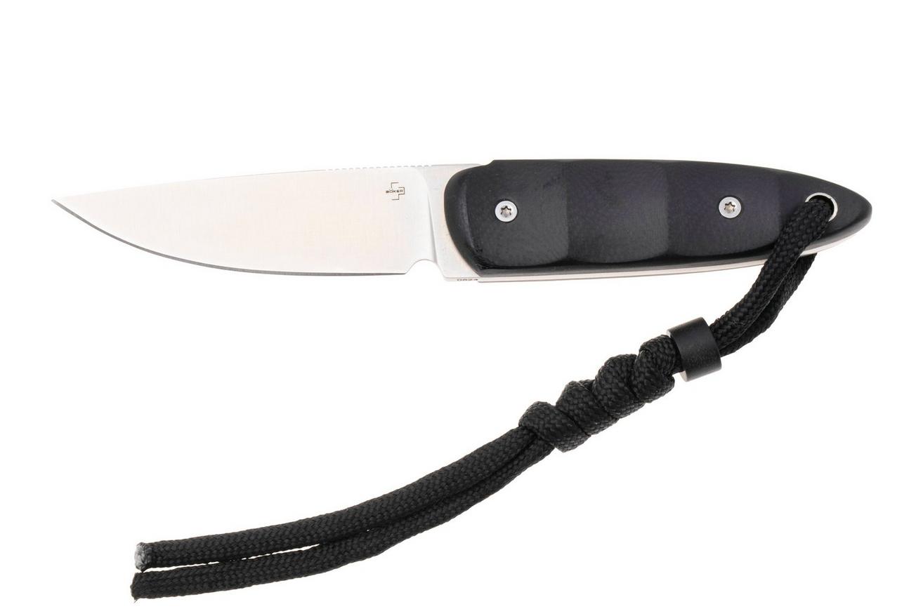 Böker Plus Pollywog 02BP0005 Satin Nitro-V, Black G10, nekmes