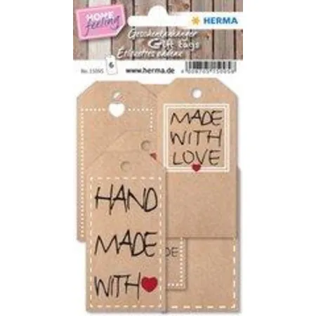 HERMA Home Geschenkanhänger Natur