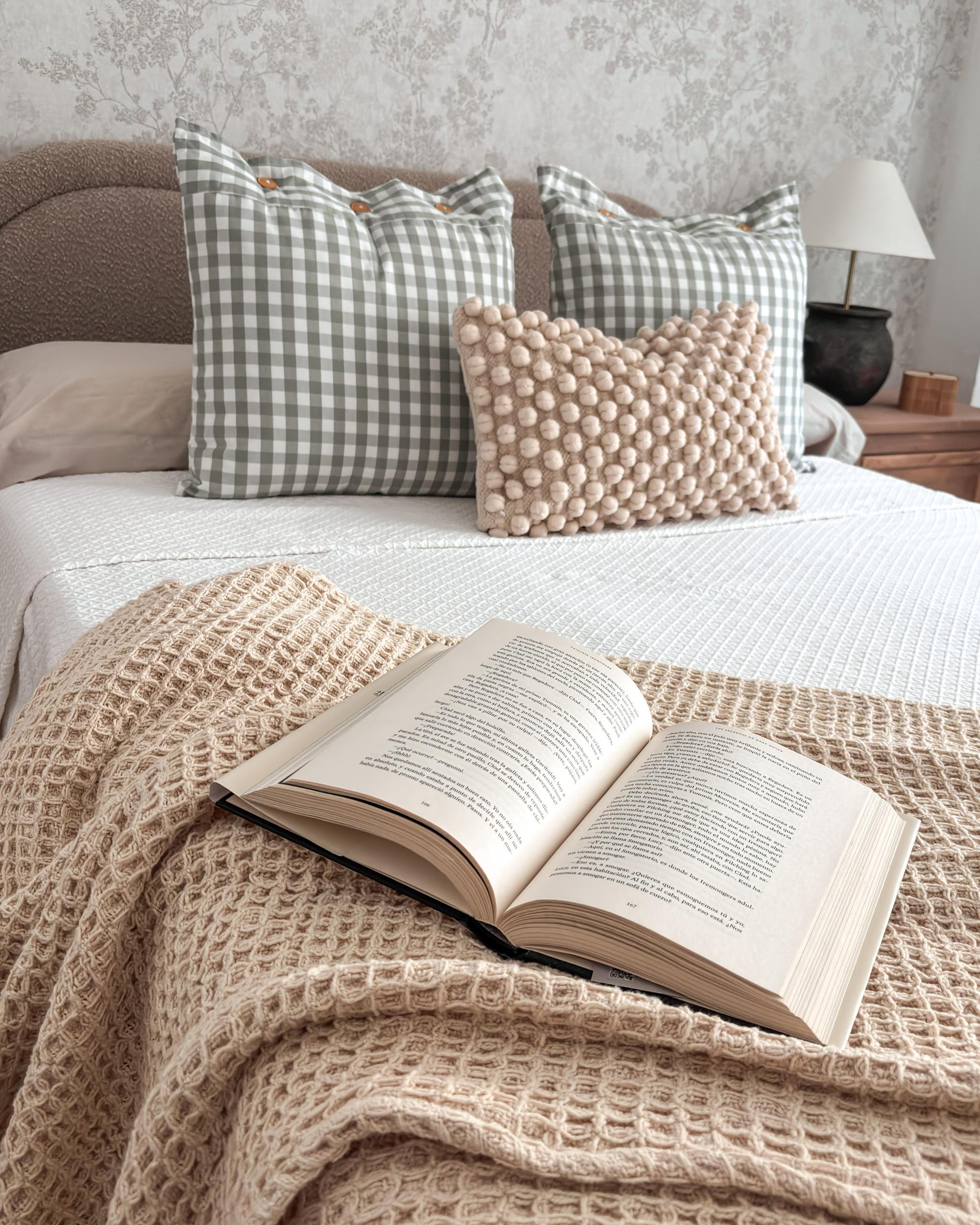 Sprei CHAGYL Katoen 220 x 240 cm Beige