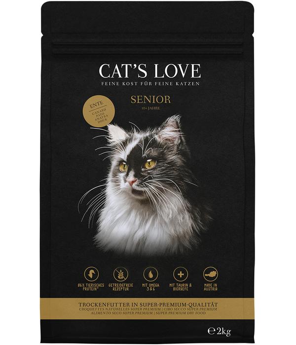 CAT'S LOVE Trockenfutter für Katzen Senior,