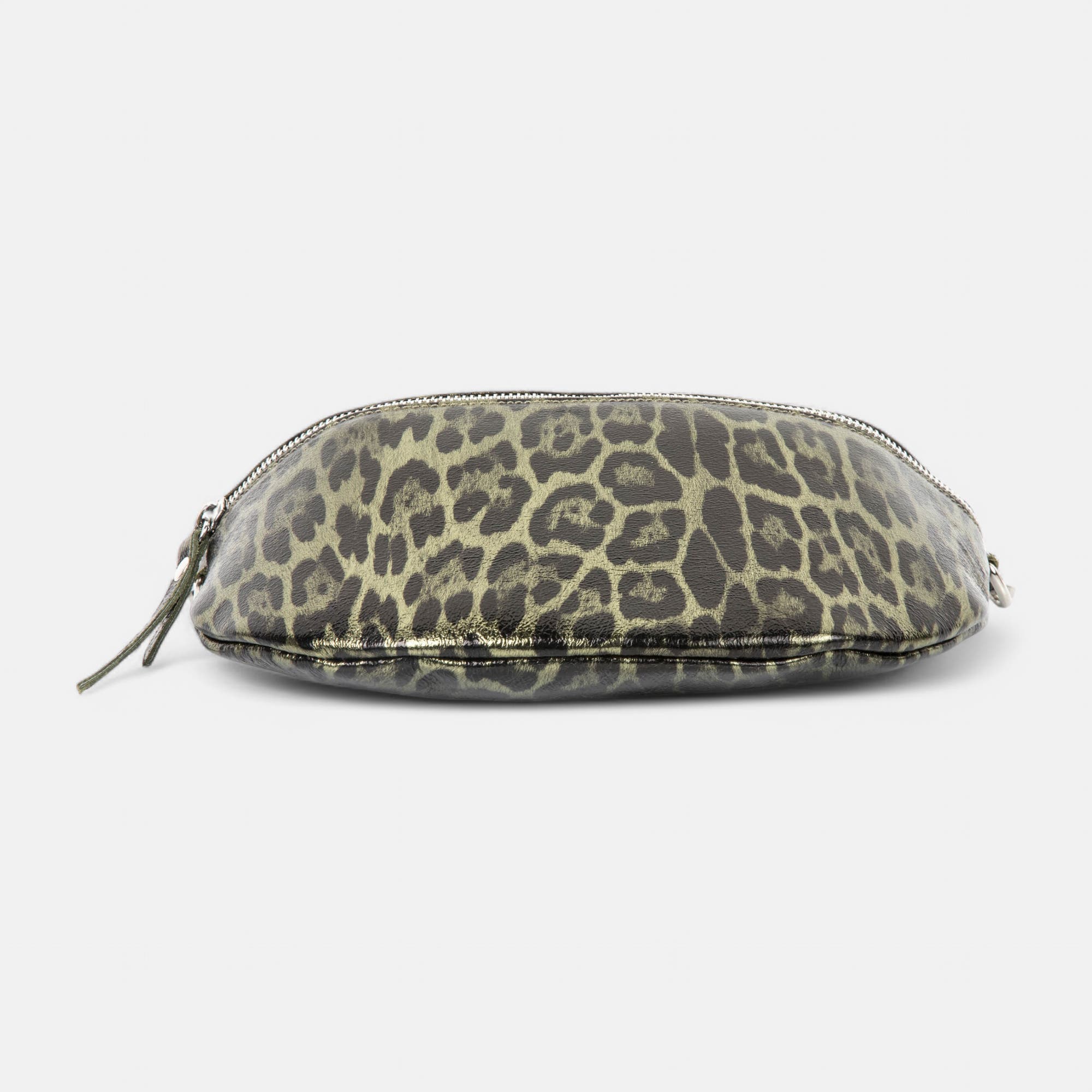 Banane en cuir kaki
