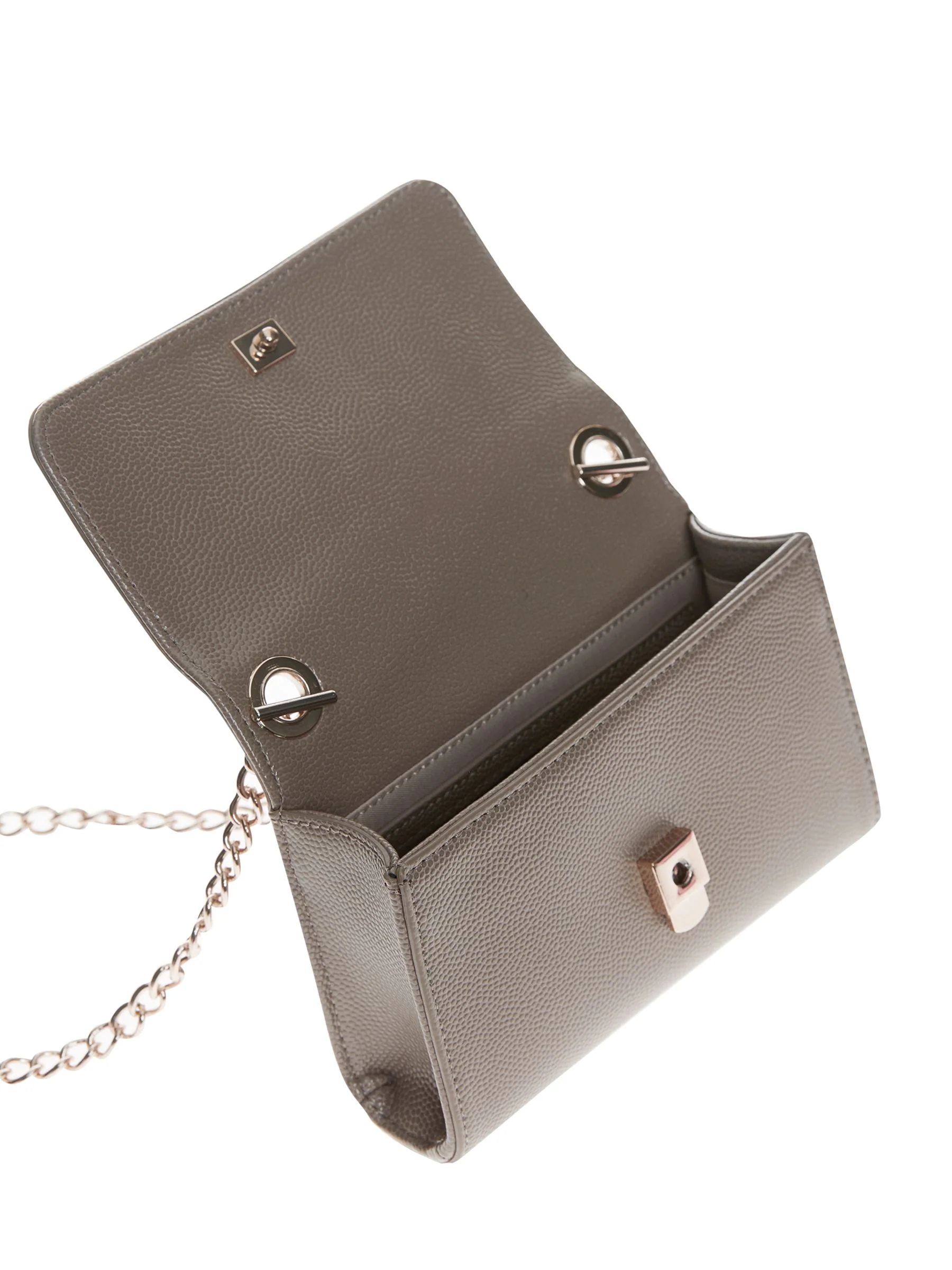 Taupe - Valentino Bags - Divina - Crossbodytas met kwastjes