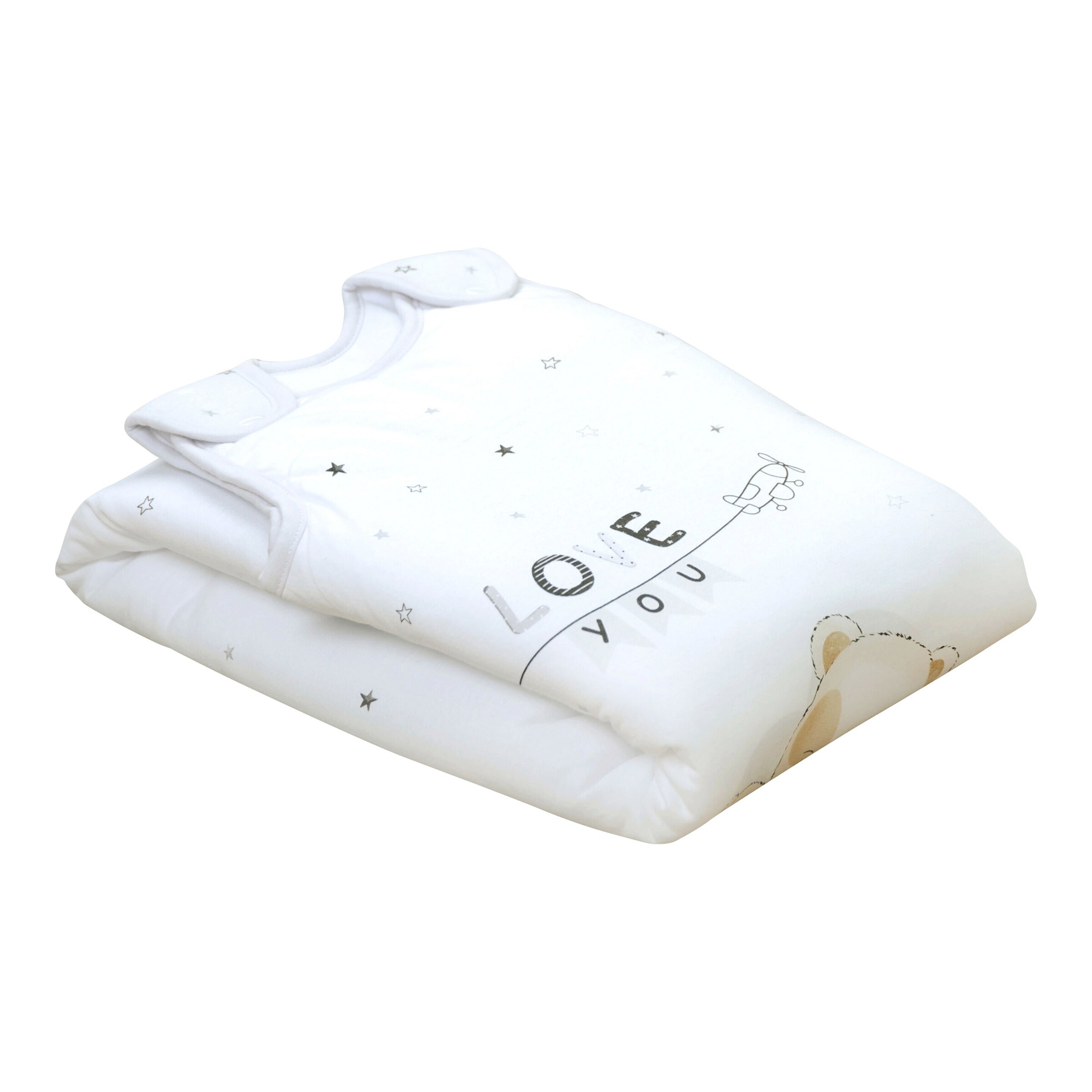 Baby Best Ganzjahresschlafsack 2.5 TOG weiß / Sleeping Little Bear
