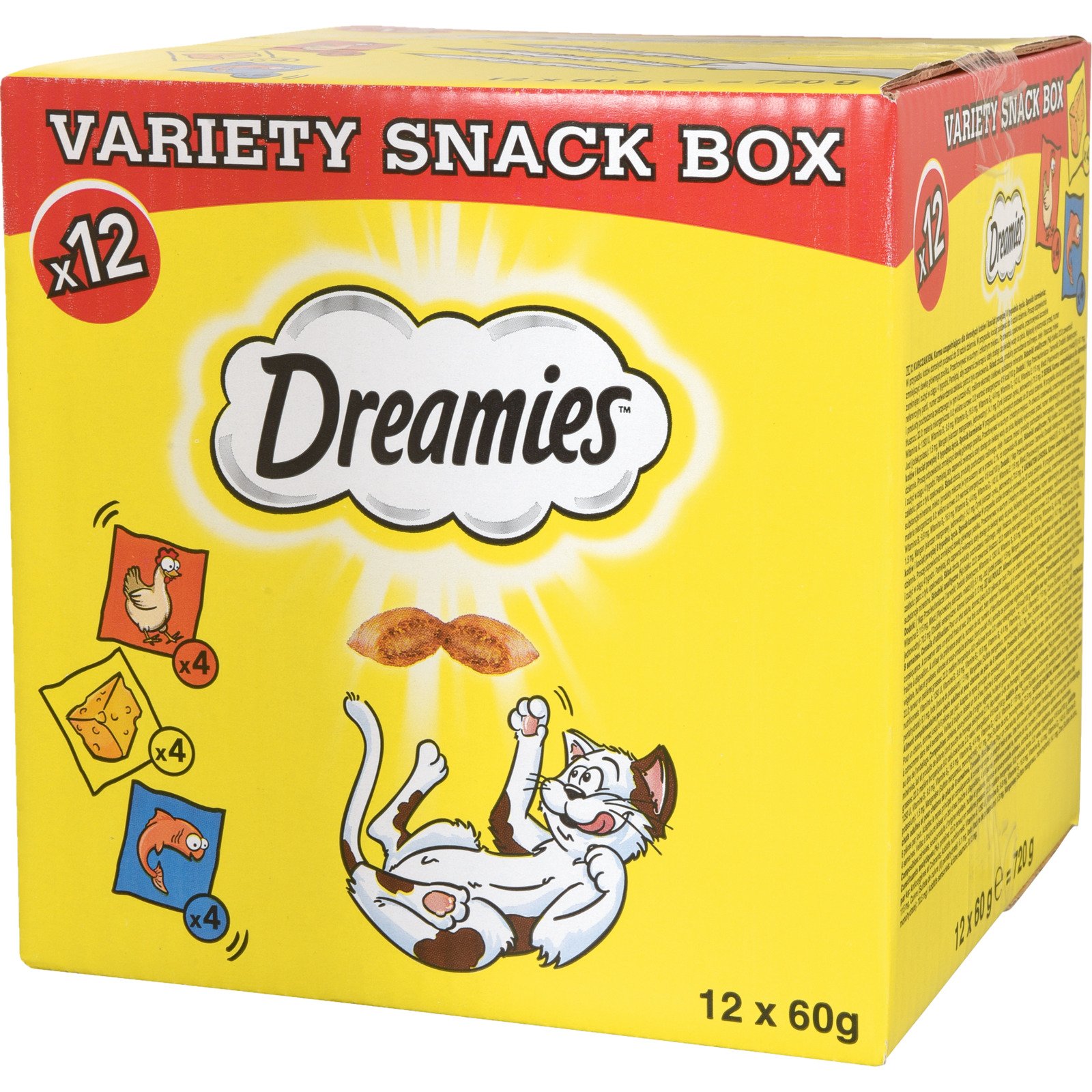Dreamies Katzensnacks Varietätenbox 12 x 60 g