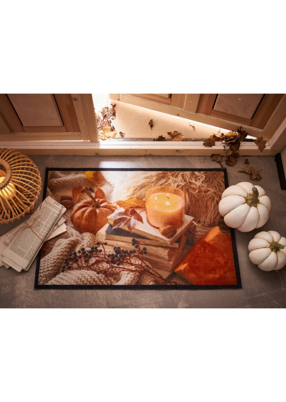 Tapis de protection avec motifs d'automne