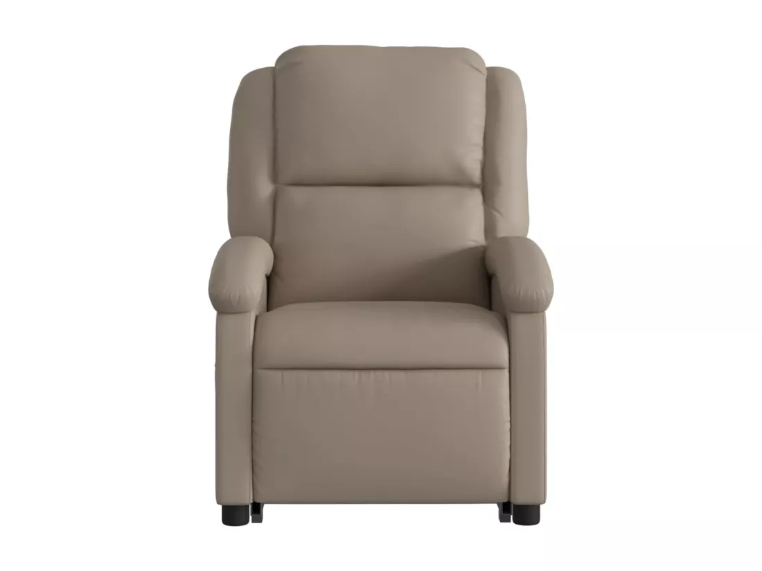 Fauteuil inclinable massant Cappuccino Similicuir