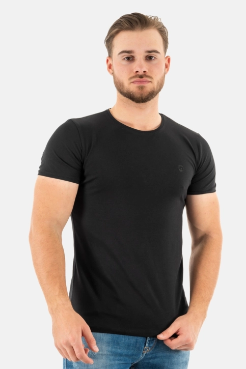 Tee shirt Benson & Cherry twist noir