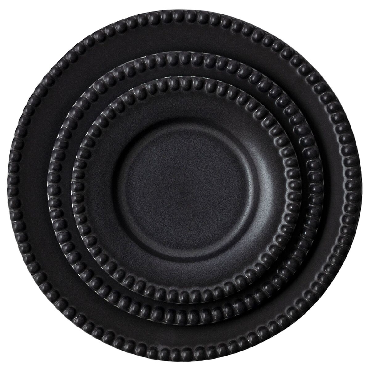 Daria 28 cm Middagstallerken 2-pk, Ink Black