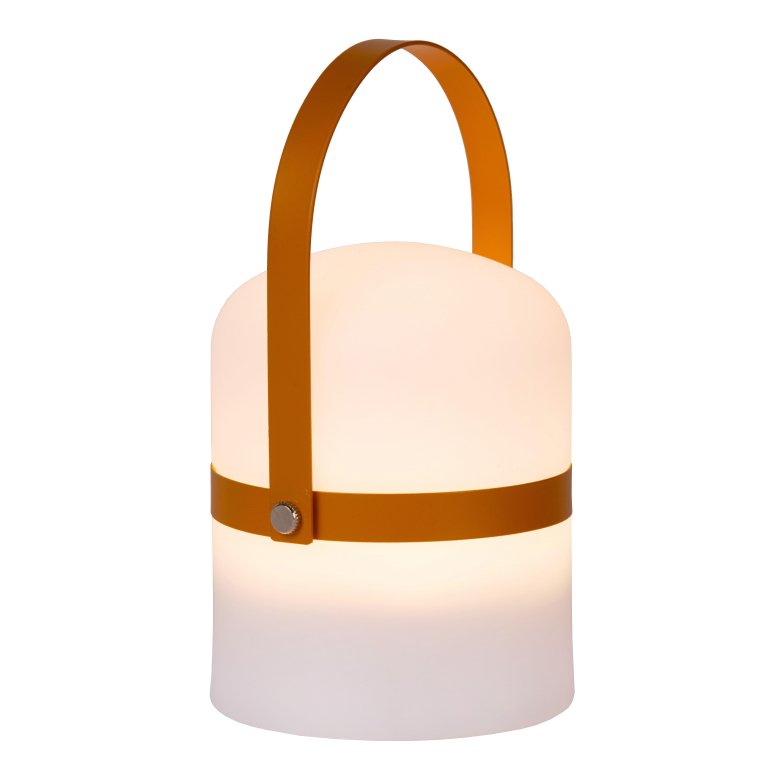 Lucide Little Joe tafellamp LED oplaadbaar buiten IP44 oranje
