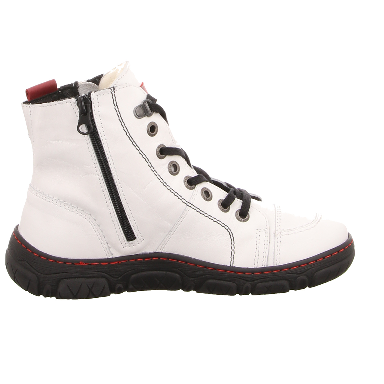 Krisbut Stiefelette weiss/weiss kombi
