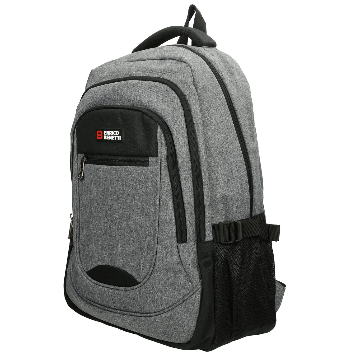 Enrico Benetti Hamburg 17'' Laptop Backpack light grey