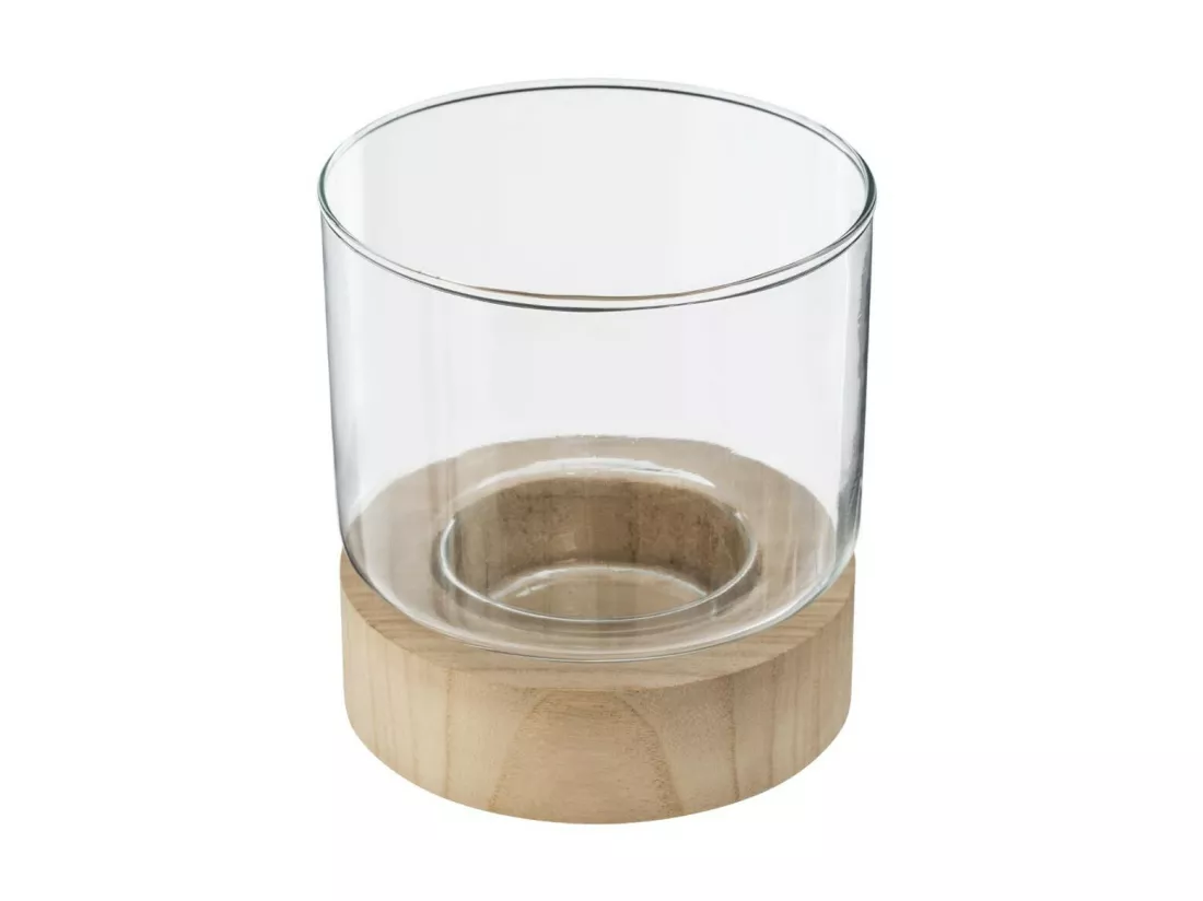Lot de 3 Photophores en Verre 