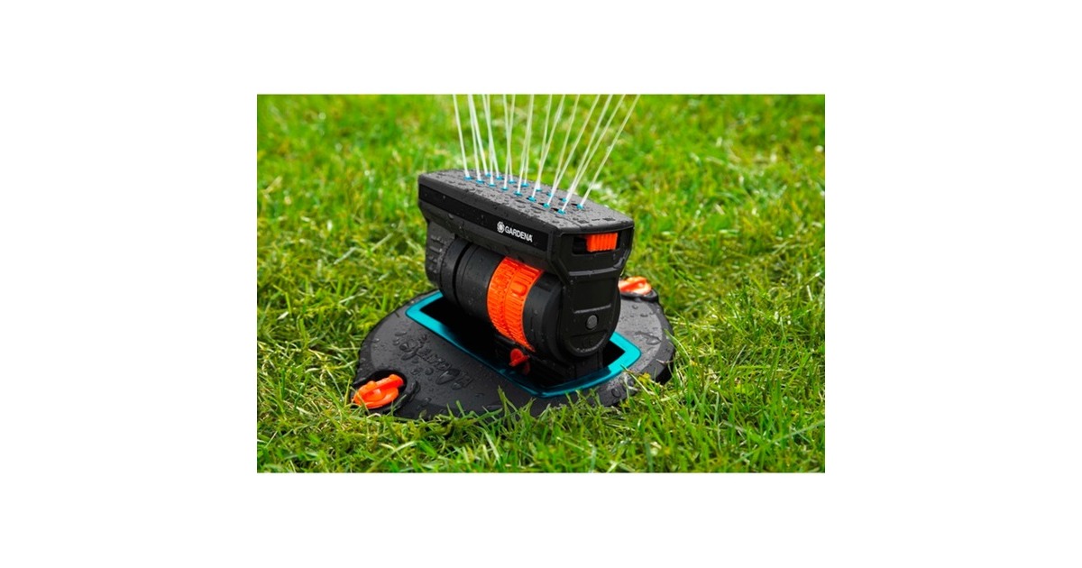 GARDENAVerzonken Zwenksproeier OS 140 sproeier  (Zwart/oranje, 8223-20)