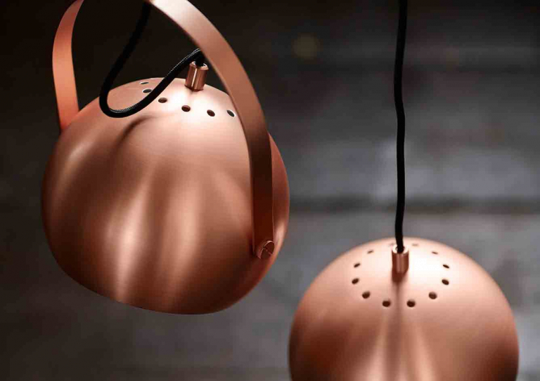 Frandsen Ball Handle hanglamp Ø18 zwart