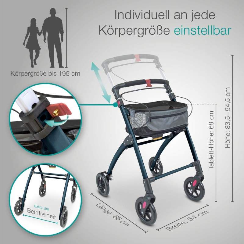 aktivshop Wohnungsrollator »Premium«