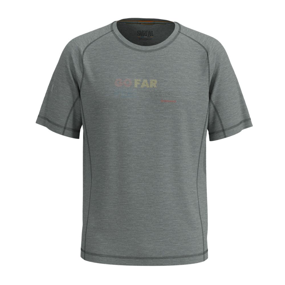 Smartwool SPRT UL S/S GRPHT - Maillot light gray heather