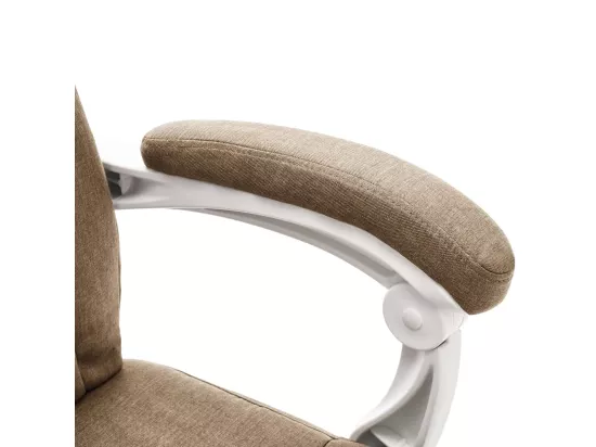 Prolenta Premium - Chaise de bureau de massage Taupe Tissu