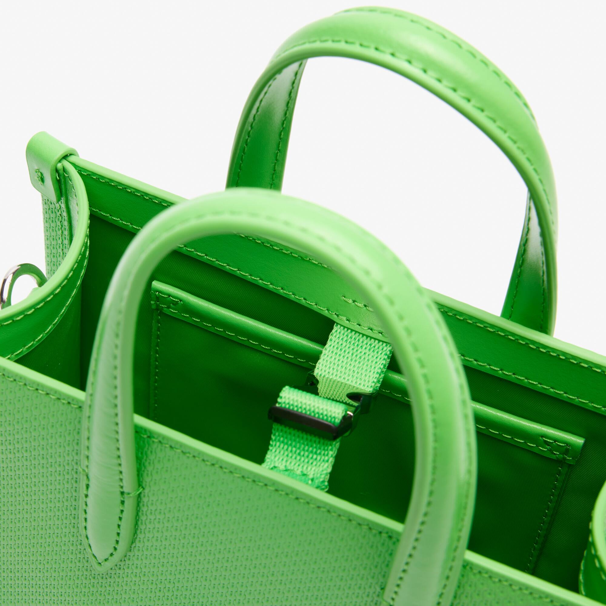 Mini Tote-Bag CHANTACO aus Leder Crossbody Taschen - Grün - Lacoste - Damen