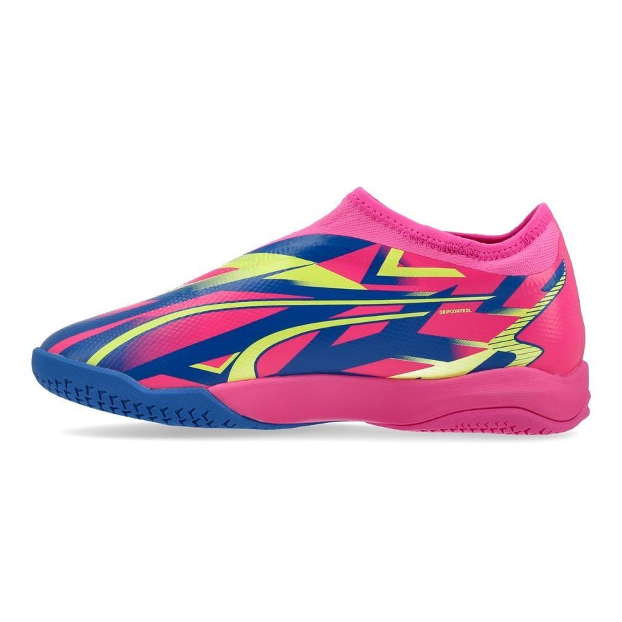 PUMA Ultra Match   Mid Laceless IT Energy - Rose/Bleu/Jaune Enfant
