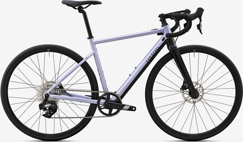 Elektrische racefiets voor dames e-edr af sram apex axs 1x12 lila