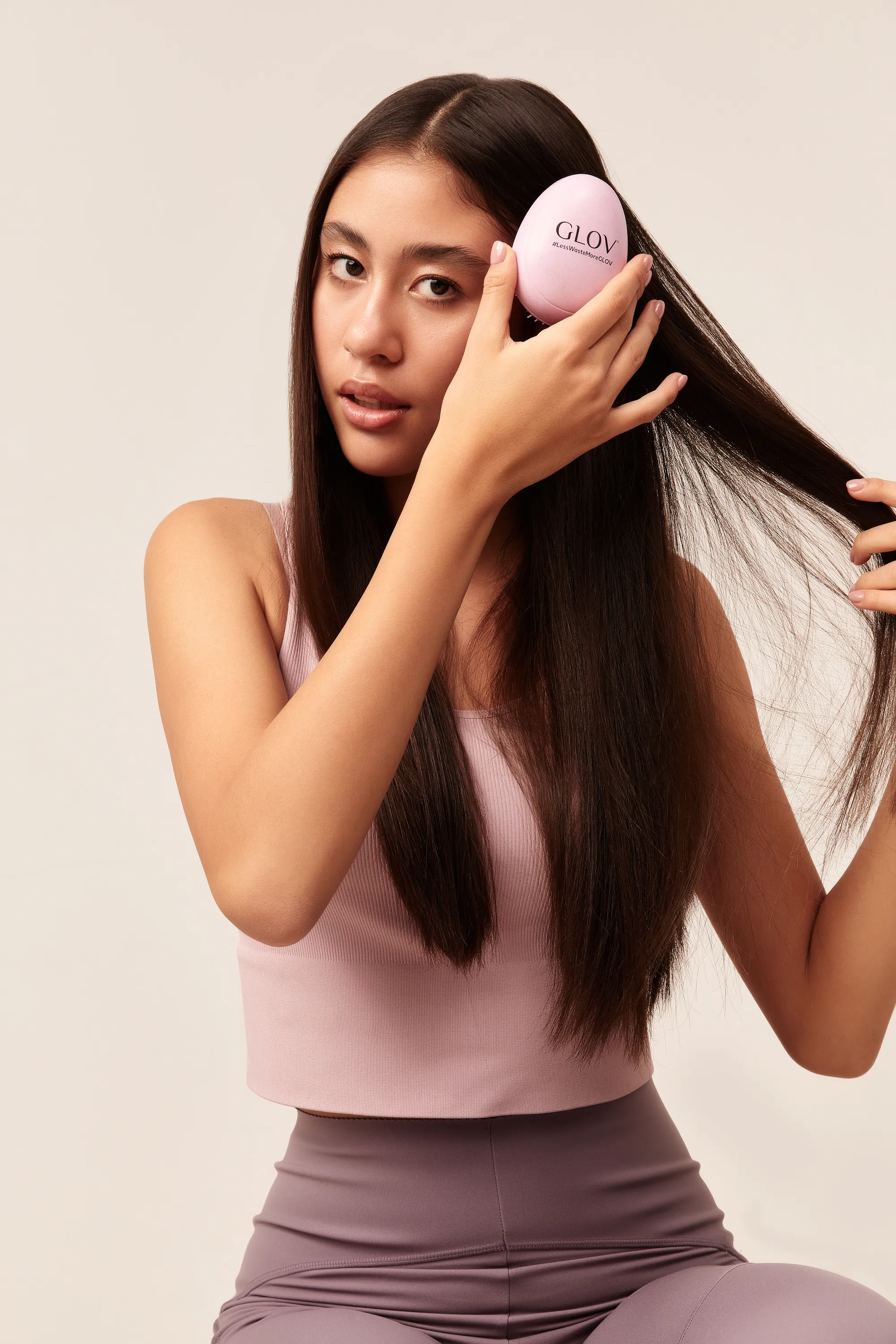 GLOV Coffret Les Essentiels cheveux serviette + brosse