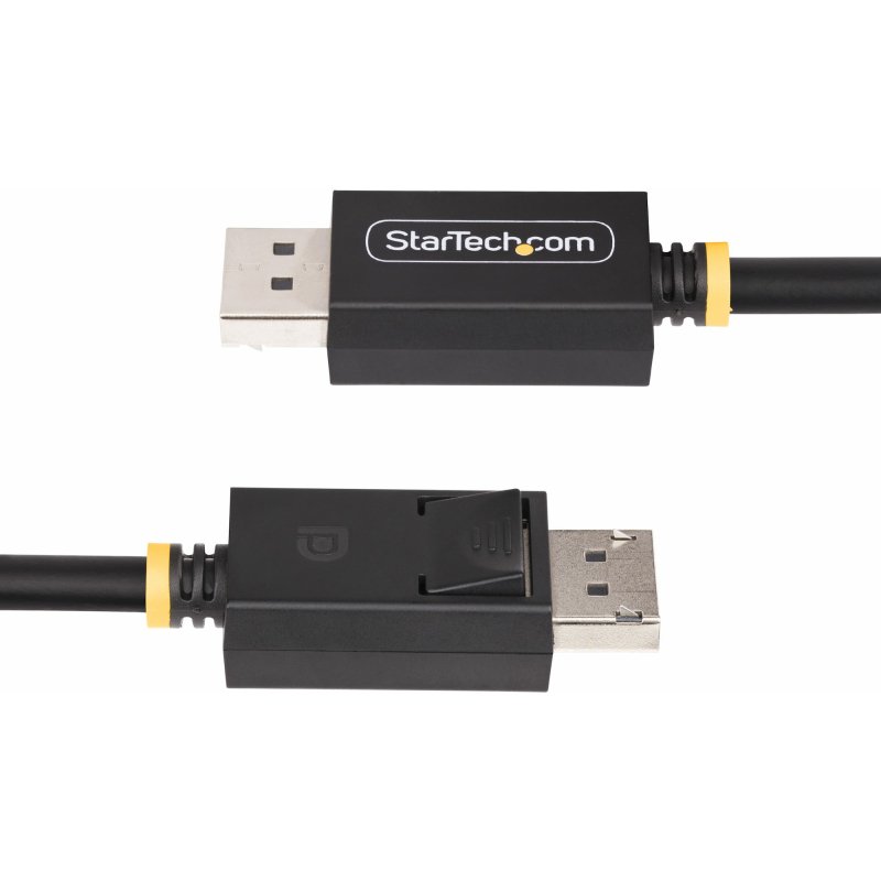 StarTech.com Câble DisplayPort 2.1 de 1m, Câble DisplayPort DP80 Certifié VESA avec UHBR20/HDR/DSC 1.2a/HDCP 2.2, 16K/8K 60Hz, 4K 240Hz, 80Gbps, Câble DP 2.1, Cordon pour Écran/Moniteur UHD, M/M