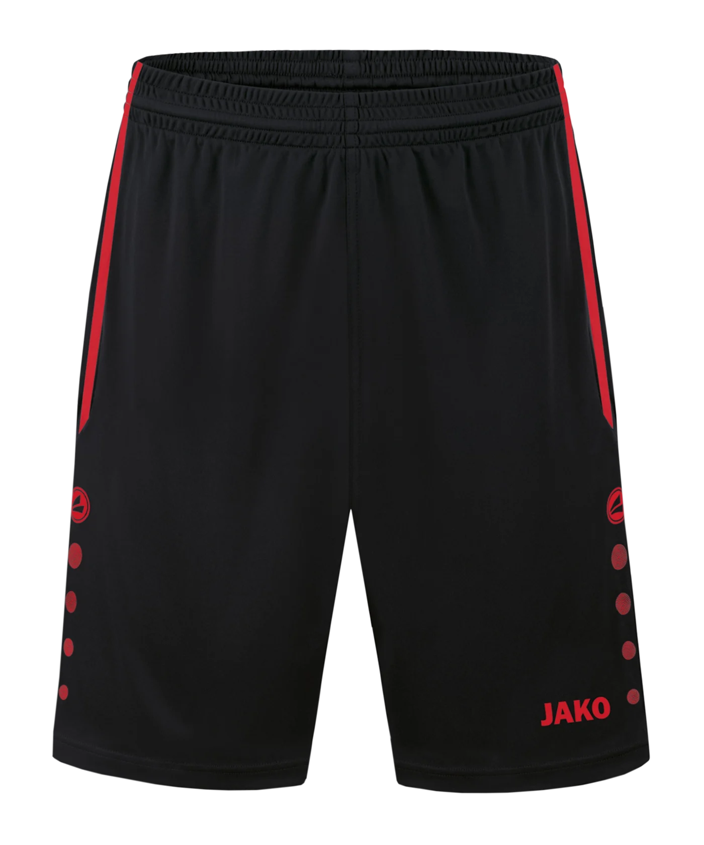 JAKO Allround Trainingsshort Kids Schwarz Rot F809