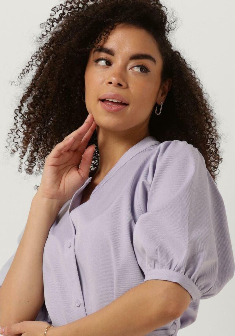 ANOTHER LABEL lila another label mini jurk jamila dress