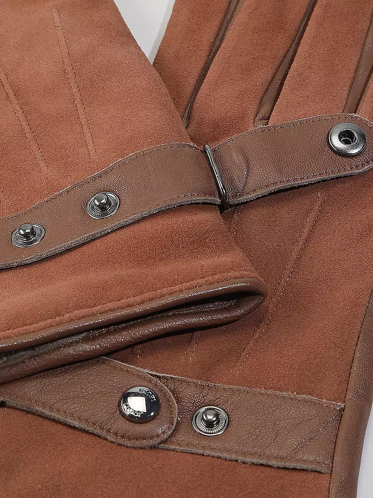 JOOP Lederhandschuhe braun