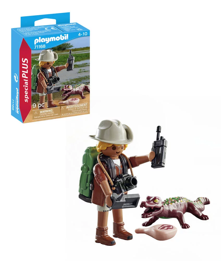 EXPLORATEUR ET ALLIGATOR -71168