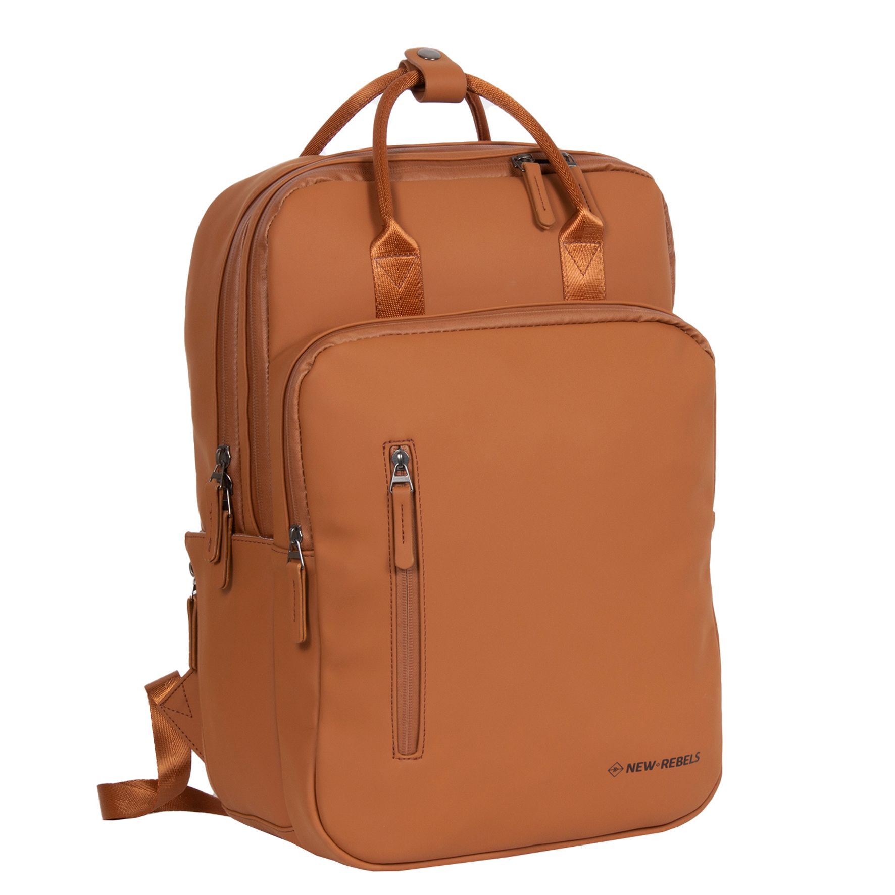 New Rebels William Milwaukee Handel Backpack Cognac 15,6 inch