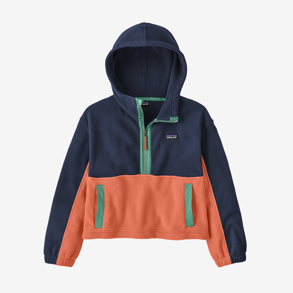 Microdini Fleece-Kapuzenpullover für Kinder