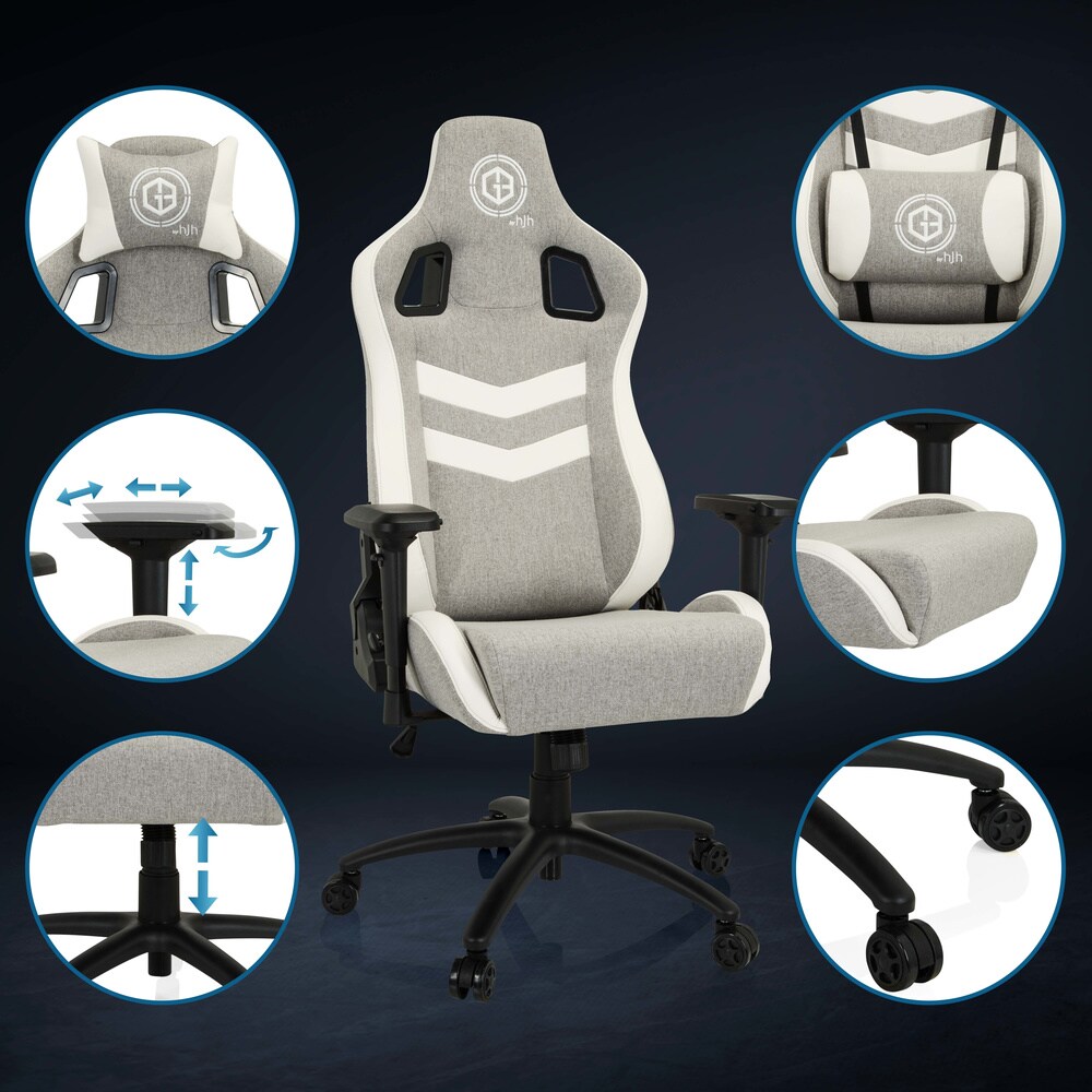 Gamingstuhl GAMEBREAKER SX 05 Kunstleder/Stoff mit Armlehnen hjh OFFICE