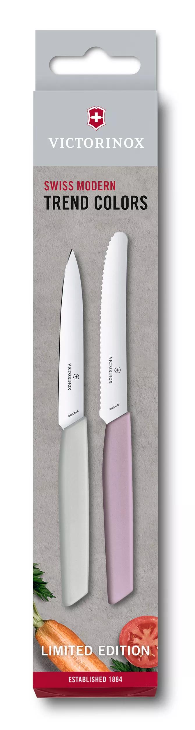 Swiss Modern Gemüsemesser-Set, 2-teilig-Blush