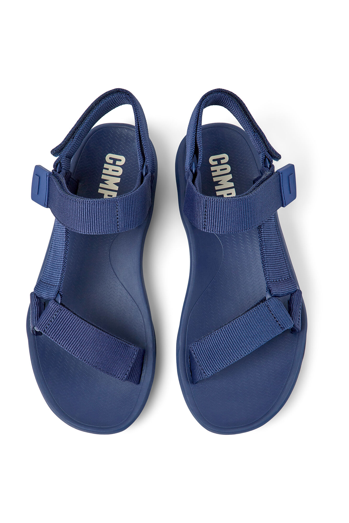 Sandália masculina preta. - azul marinho