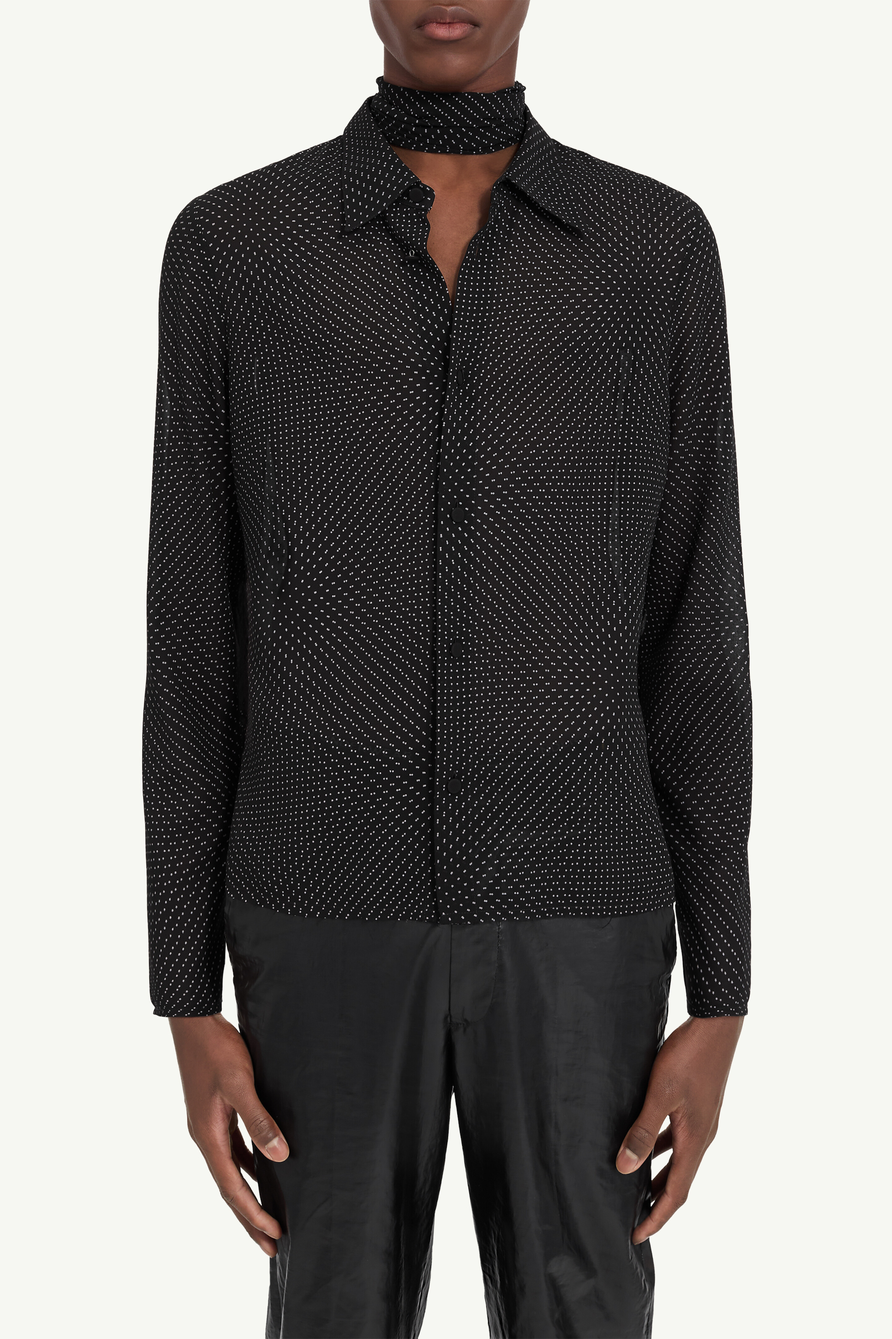 Chemise en mousseline imprimé étoile pour homme | MM6