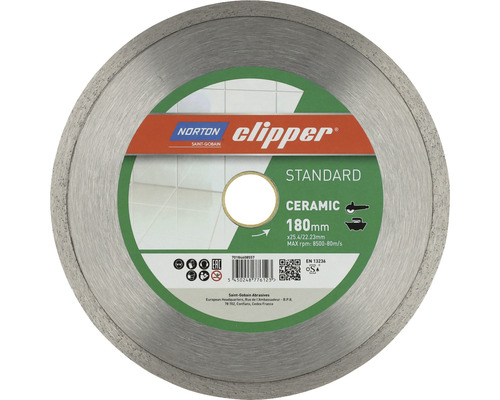 Norton Clipper diamantschijf Standaard Keramiek Ø180x25,4 mm
