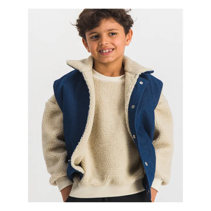 Lours Paris Veste Sans Manches Denim Goose | Bleu jean